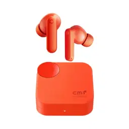 CMF By Nothing Buds 2A True Wireless Earbuds With Mic  35.5 Hours playback  42 dB ANC  IP54 buds / IPX2 Case Water And Dust Resistance , Orange