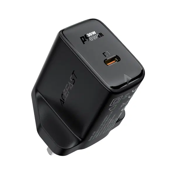 Acefast A24 PD30W GaN single USB-C charger (UK) ,  - Hover