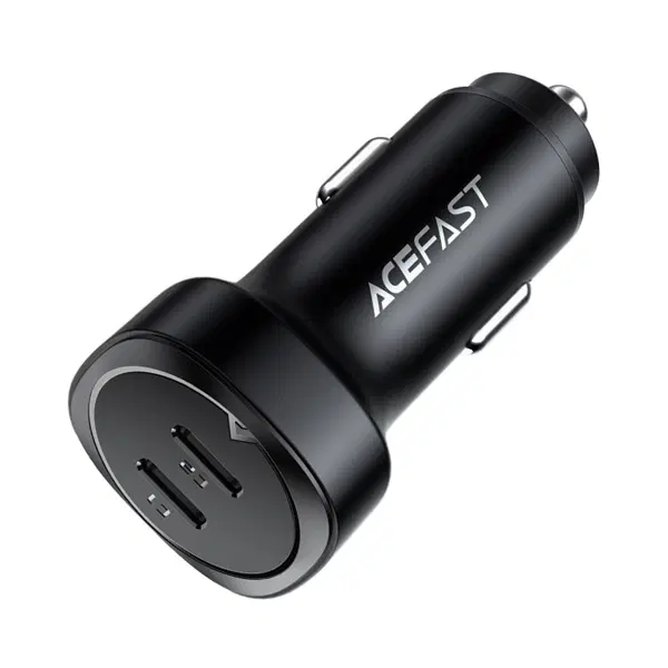 Acefast B2 72W dual USB-C metal car charger ,  - Hover