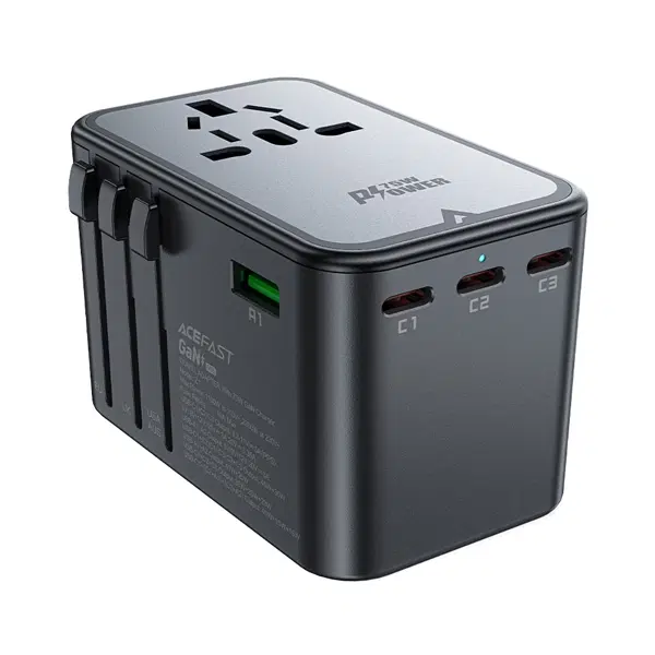 Acefast Z1 PD75W GaN (3USB-C+2USB-A) multifunctional charging adapter , 