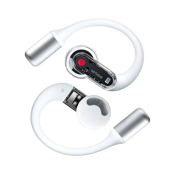Nothing Ear (open) Open-Ear True Wireless Earbuds   Bluetooth 5.3   30 hours Playback  IP54 Water Resistant , White - Hover