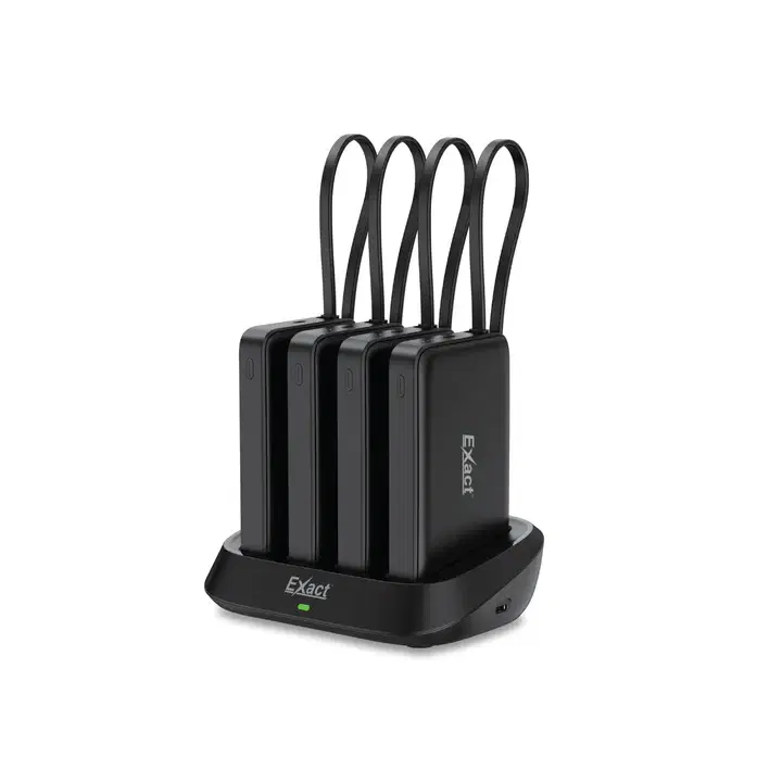 Exact Power Bank Docking Station – 4-Slot Multi Charging Base for Power Banks , 