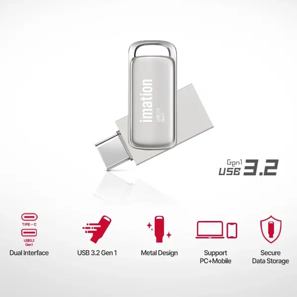 imation Z1 USB 3.2 Duo Drive 64GB ,  - Hover