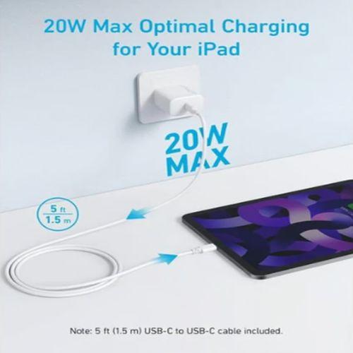 Anker Charger 20W + USB-C Cable B2347K21 ,