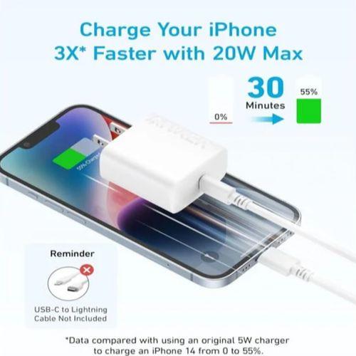 Anker Charger 20W + USB-C Cable B2347K21 ,