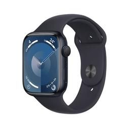 Apple Watch Series 9 GPS 41 mm (M/L) Midnight Aluminum Case with Midnight Sport Band , Midnight Aluminium