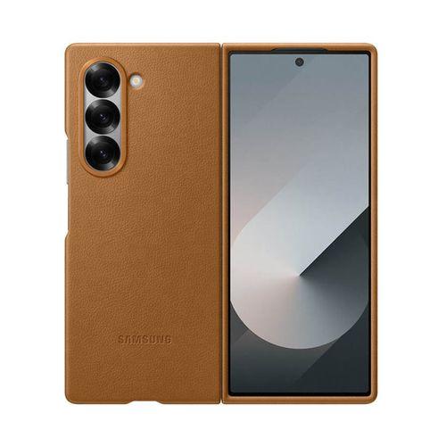 SAMSUNG FOLD 6 VEGAN LEATHER CASE BROWN , ALL COLOUR