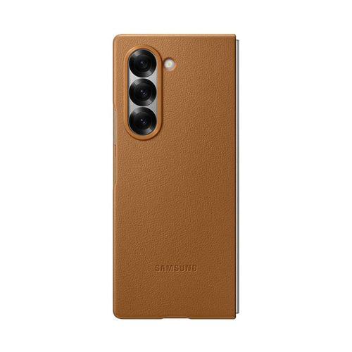 SAMSUNG FOLD 6 VEGAN LEATHER CASE BROWN , ALL COLOUR