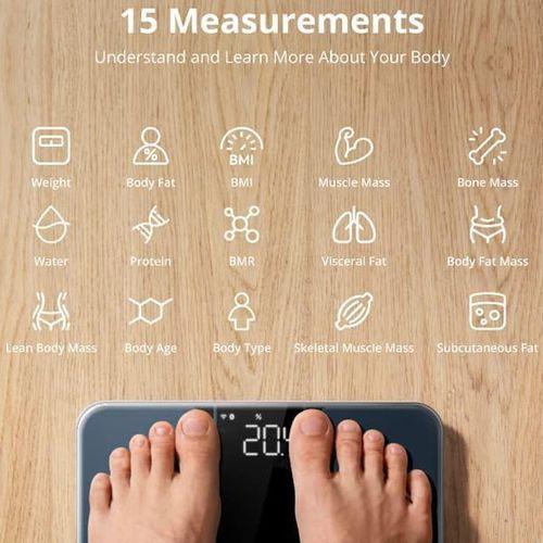 Anker Eufy By Smart Scale P2 with Bluetooth T9148K11 – Black ,