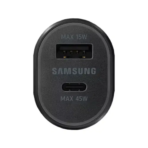 Samsung Super Fast Car Charger 2.0 Dual Port 45W+15W ,