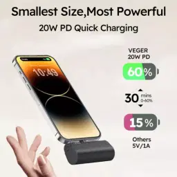 VEGER V0556P Power Bank 5000mAh 20W Power Delivery ,