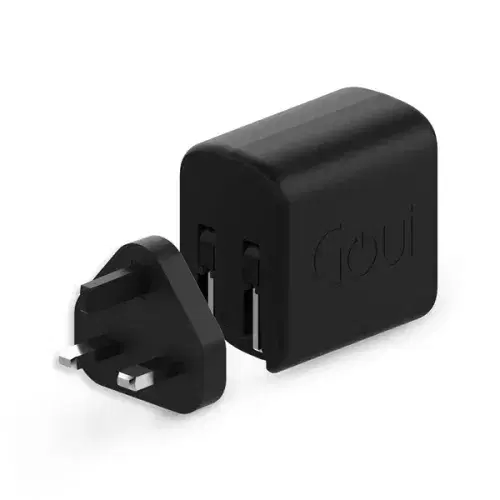 GOUI MINI+D WALL CHARGER 45W QC3.0+PD PLUGS UK & EU &US ,