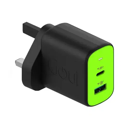 GOUI MINI+D WALL CHARGER 45W QC3.0+PD PLUGS UK & EU &US ,