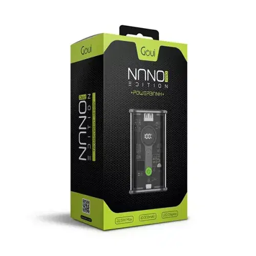 GOUI NANO10 PRO, FAST CHARGING PD, DIGITAL SCREEN 10000MAH ,