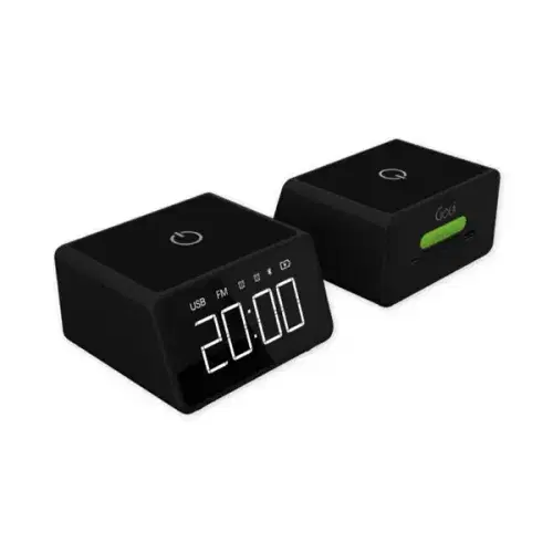 GOUI O'CLOCK- DIGITAL CLOCK+WIRELESS CHARGER+SPEAKER ,