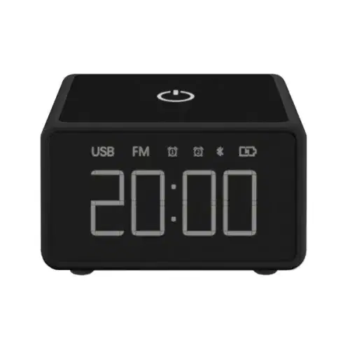 GOUI O'CLOCK- DIGITAL CLOCK+WIRELESS CHARGER+SPEAKER ,