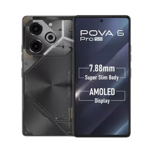 Tecno Pova 6 Pro 5G , 12 GB , 256GB , Meteorite Grey