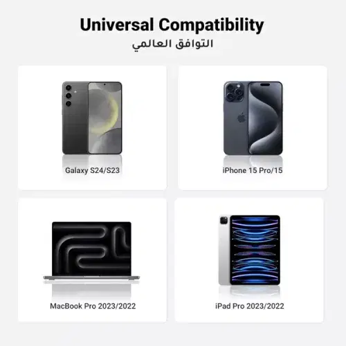 Ugreen Wired Earphones with Type-C Connector , White