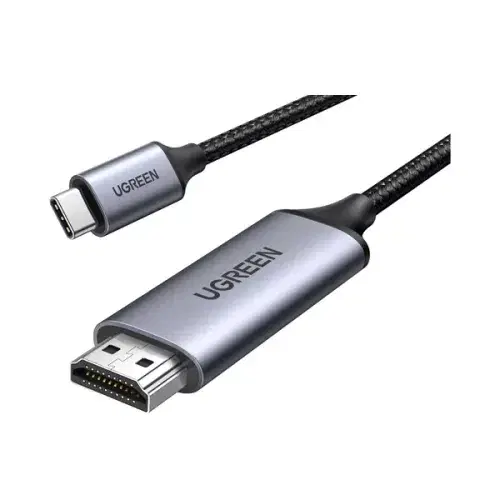 Ugreen USB-C to HDMI Male to Male Cable Aluminum Shell 1.5m (Gray) ,
