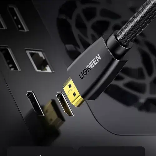 Ugreen HDMI 2.0 Braided Cable / 5M / Male to Male / 4K@60Hz / 18Gbps - Black ,