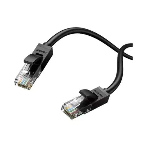 Ugreen Cat 6 Round UTP Gigabit Ethernet Network Cable 10m (UG-CBL-CAT6-NW102-10M-BLK) - Black ,
