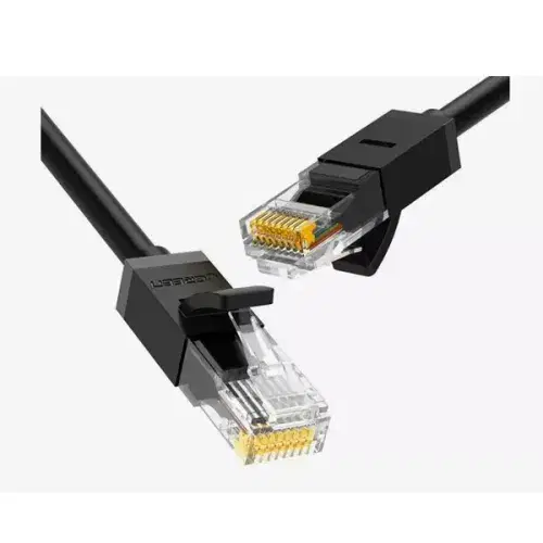 Ugreen Cat 6 Round UTP Gigabit Ethernet Network Cable 10m (UG-CBL-CAT6-NW102-10M-BLK) - Black ,