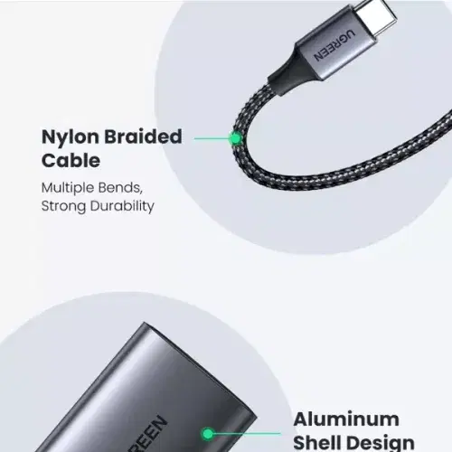 UGREEN USB-C 3.1 100MB/s SD/TF Card Reader ,