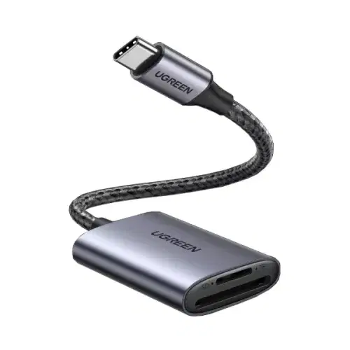 UGREEN USB-C 3.1 100MB/s SD/TF Card Reader ,