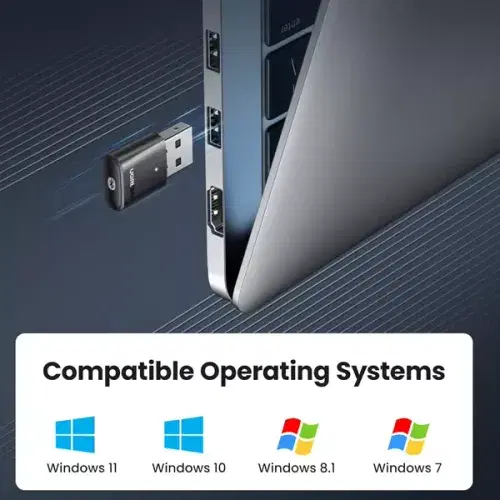 Ugreen Usb Bluetooth 5.0 Adpater - Black ,