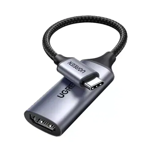 Ugreen USB-C to HDMI Adapter Cable 4K 60Hz Thunderbolt 3 Type-C HDMI 2.0 Converter - Grey ,