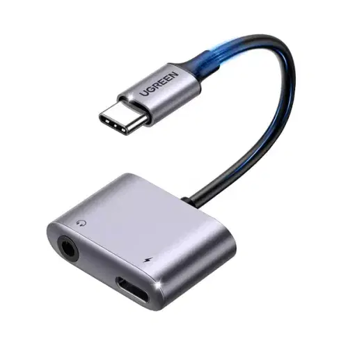 UGREEN 2 Ports USB-C Hub + 3.5mm Audio ,