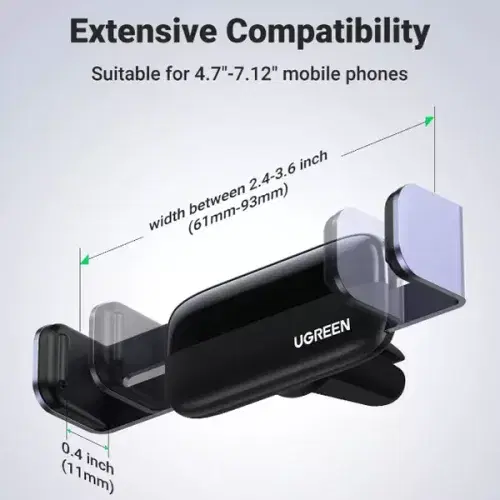 Ugreen Air Vent Phone Holder - Grey ,