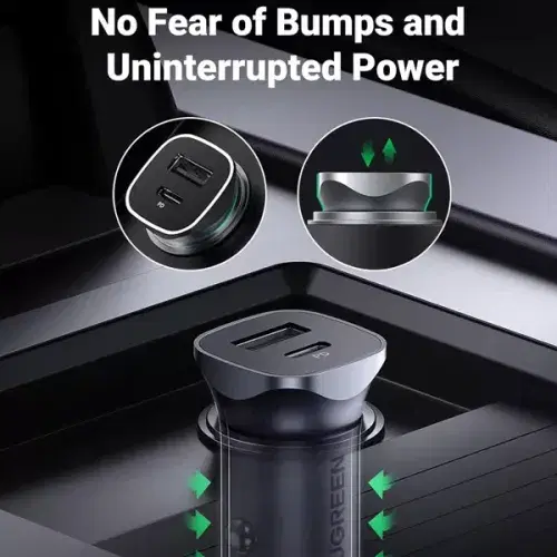 Ugreen USB C PD 20W & QC 18W Fast Car Charger Adapter ,
