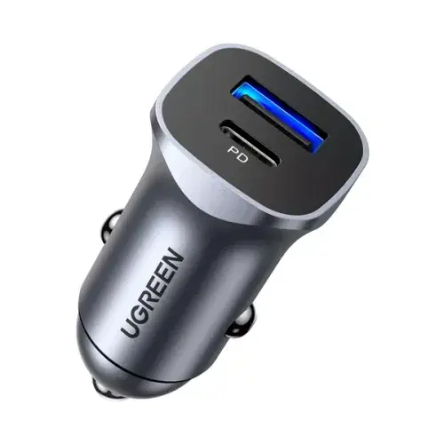 Ugreen USB C PD 20W & QC 18W Fast Car Charger Adapter ,
