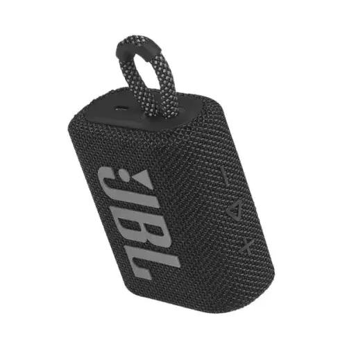 JBL Go 3 Portable Wireless Speaker – Black ,
