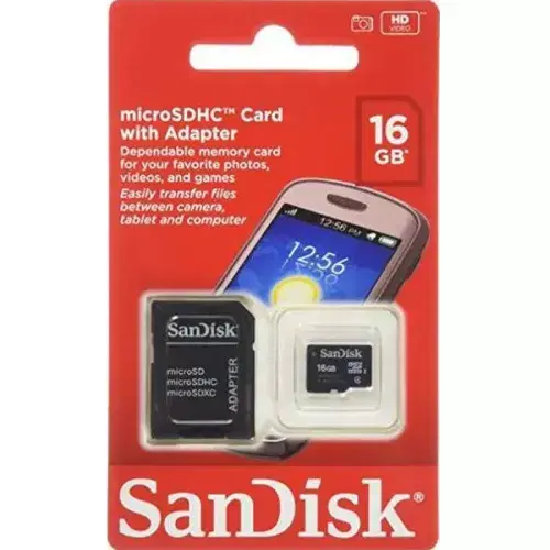 Sandisk Micro SD Card SDSDQM , 16GB