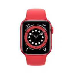 Apple Watch Series 6 44mm GPS Red Aluminium Case with Red Sport Band , Red Aluminium