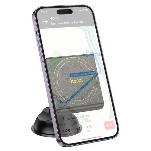 Hoco H47 Precious ring magnetic car holder(center console) ,