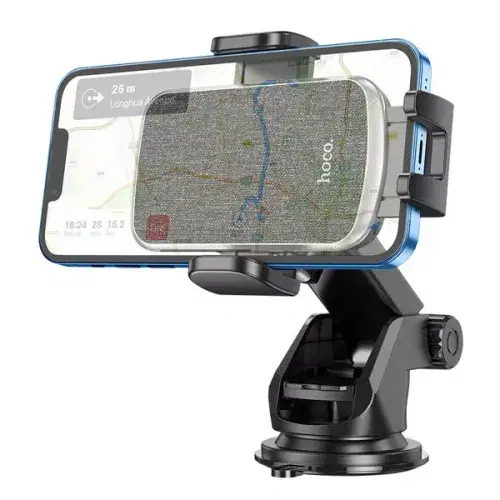 Hoco CA95 Polaris push-type telescopic suction cup car holder ,