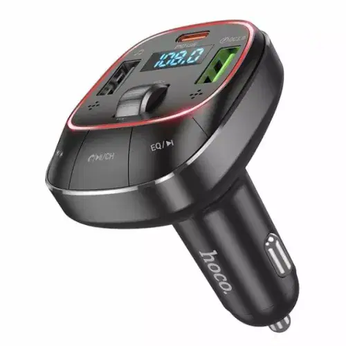 Hoco E76 Pole PD45W+QC3.0 car  BT FM transmitter ,