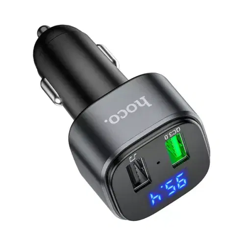 Hoco E67 Fighter QC3.0 car BT  FM transmitter ,
