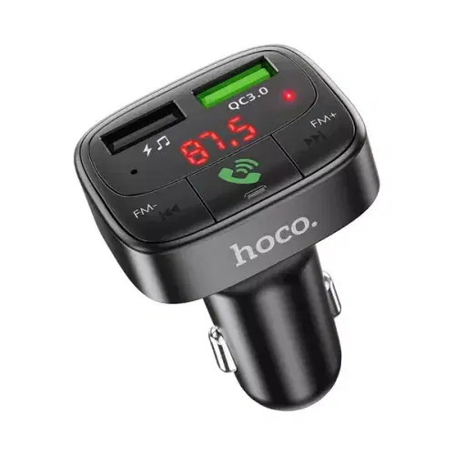 Hoco E59 Promise QC3.0 car BT  FM transmitter ,