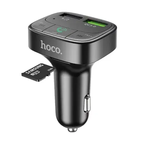 Hoco E59 Promise QC3.0 car BT  FM transmitter ,