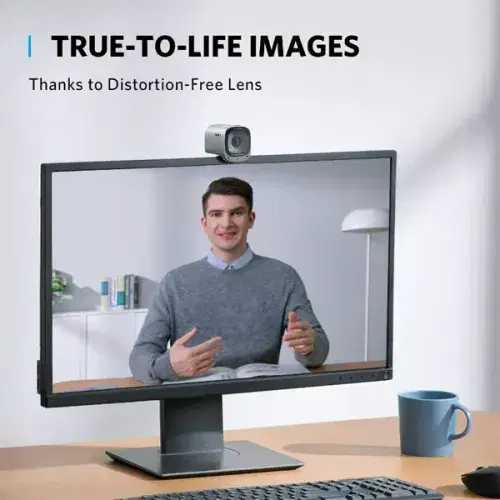 Anker PowerConf C200 2K Webcam A3369011 - Black ,