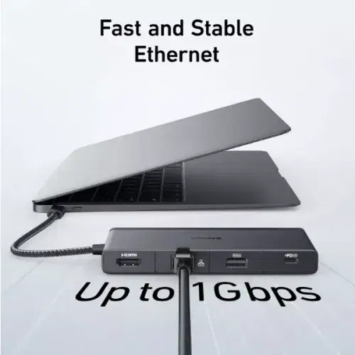 Anker 552 USB-C Hub 9-in-1 4K HDMI A8373H11 - Black ,