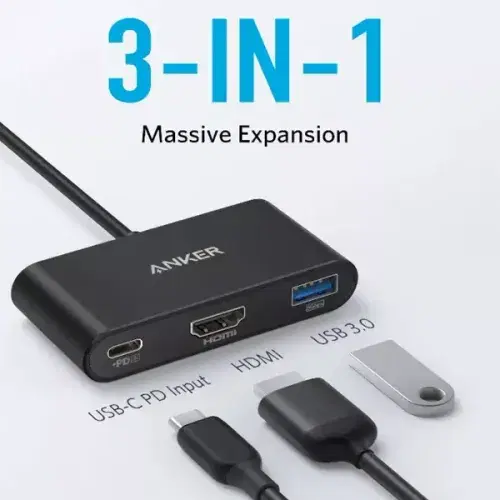 Anker Power Expand 3 in 1 USB-C PD Hub A8339HA1 ,