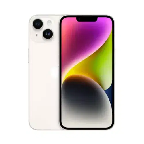 Apple iPhone 14 , 6 GB , 128GB , Starlight
