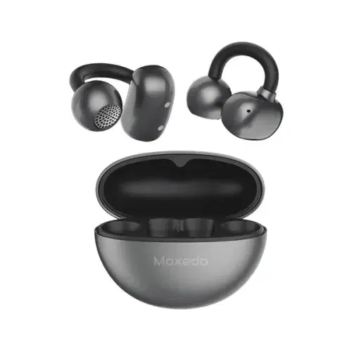 Moxedo True Open Ear Earbuds S8, Bluetooth 5.4 Earphones With USB C Case, Ear Hook Headphone, Active Noise Cancellation, 24H Battery, ,