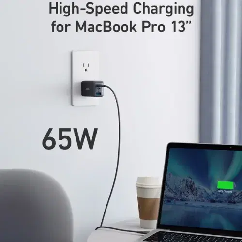 Anaker A2667K14 High-speed 65w 3-in-1 Charger ,