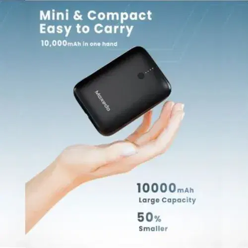 Moxedo Porta-Go Mini Power Bank 10000mAh  22.5 W | Type-C and USB-A - MX-WPB011 ,